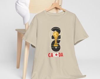 2026 Canada Soccer T-Shirt, International Football Fan Tee, 2026 Host Country Shirt, Sports Supporter Gift, Game Day Top, football fan
