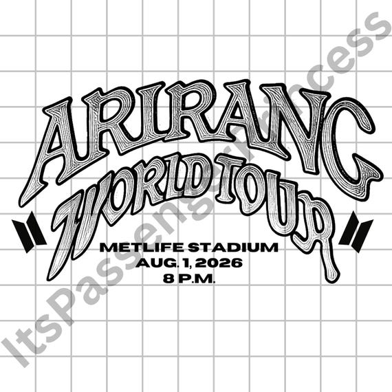 Arirang BTS World Tour Punk Logo -  K-Pop Fan Art png Digital Download