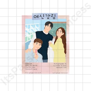 kdrama sticker art, kdrama png, korean drama art, korean drama digital download for stickers, t shirts, mugs, etc.
