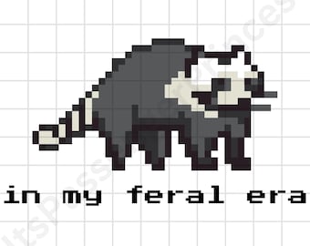 Feral Raccoon PNG: Digital Sticker & T-Shirt Design (SVG/PNG Download