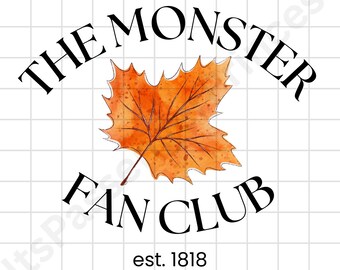 Der Monster Fanclub - Frankenstein inspiriert PNG & SVG Digital Download