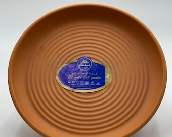 Großer Teller zum Servieren aus Ton – Handgetöpferte Keramik von Desert Dish Co.