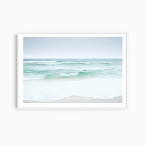 Minimalist Beach Photography Print: Florida Coastal Wall Art