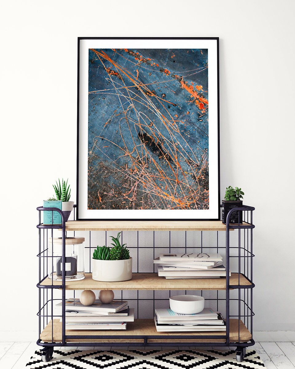 Industrial Abstract Art Prints Wall Art Home Decor Set of 2 | Etsy