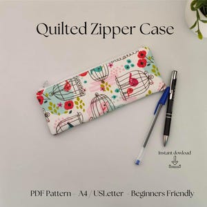 Pencil Case Template | Easy Pen Case with Zipper in PDF