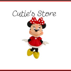 Mouse Boy and Girl clay doll- Clays for bows- clay doll, clay dolls, bow centerpieces, clay center for bows,muneca clay doll, Mouse Girl bow