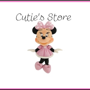 Mouse Boy and Girl clay doll- Clays for bows- clay doll, clay dolls, bow centerpieces, clay center for bows,muneca clay doll, Mouse Girl bow