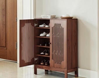 Shoe Rack 6-Tier  with Adjustable Shelves, Entryway and Hallway Storage Organizer Furniture