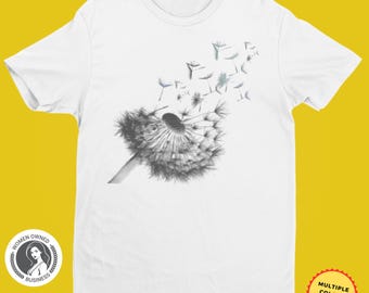 Dandelion Shirt – Dainty Flower Tee, Floral Tshirt, Wildflowers Shirt, Spring Summer Fall Shirt
