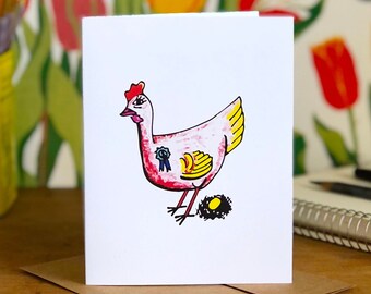 Mother's Day Card - Best Hen