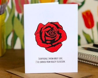 Funny Bachelor/Bachelorette Card - All Occasion / Love / Anniversary / Valentine