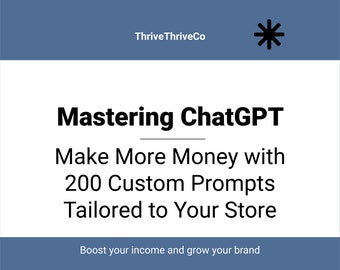 Supercharge your store with ChatGPT: Custom report and consultation. Elevate productivity, sales, performance, and visibility!