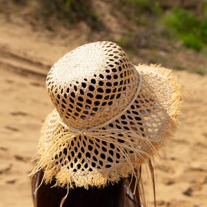 Sunlace | Natural Straw Open Weave Summer Hat – Lightweight & Adjustable