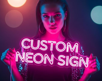 Insegna al neon personalizzata, insegne al neon, insegna al neon per camera da letto, insegna luminosa al neon, insegna al neon per matrimoni, insegna con nome per bambini, insegna decorativa per fidanzamento, insegna decorativa per la stanza