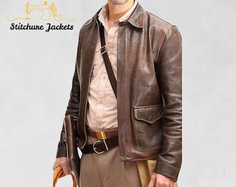 レイダース/失われたアーク《聖櫃》』のレザージャケット（ダメージ