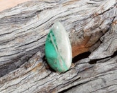 Lucin Variscite cabochon, Custom cut natural gemstone, jewelry making supplies, gems for jewelers, USA made.