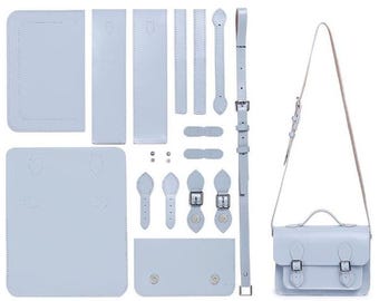 DIY Leder Umhängetasche Kit - Cambridge Messenger Bag Bastelset