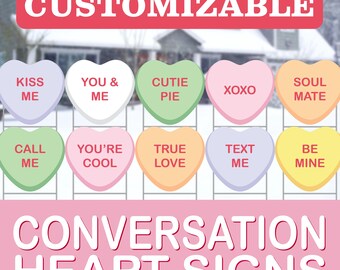 Letrero de jardín personalizable con forma de corazón: Decoraciones de San Valentín con estacas