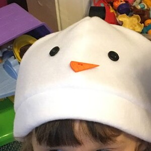 Handmade Snowman Fleece Hats image 2