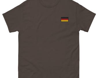 ドイツTシャツニットデザイン – 国旗付きドイツTシャツ | ドイツシャツ – クラシックなユニセックスTシャツ