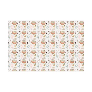 Animal Farm Kids Birthday Wrapping Paper - Cute Children&#39;s Gift Wrap,  Farm Animal Themed Gift Packaging, Carta regalo