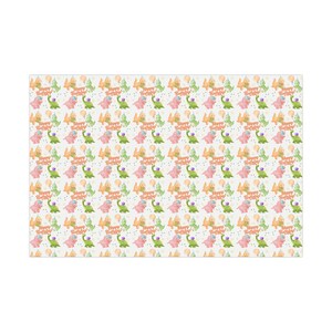 Dinosaur Gift Wrap Papers, Kids Birthday Wrapping Paper, Fun Animal Gift Wrap, Boys Party Supplies, Children&#39;s Gift Packaging, Carta regalo