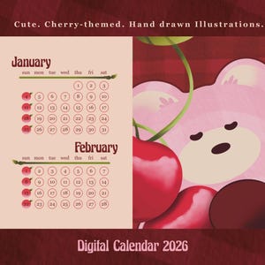 Calendar 2026 &quot;Cherry Dearie&quot;