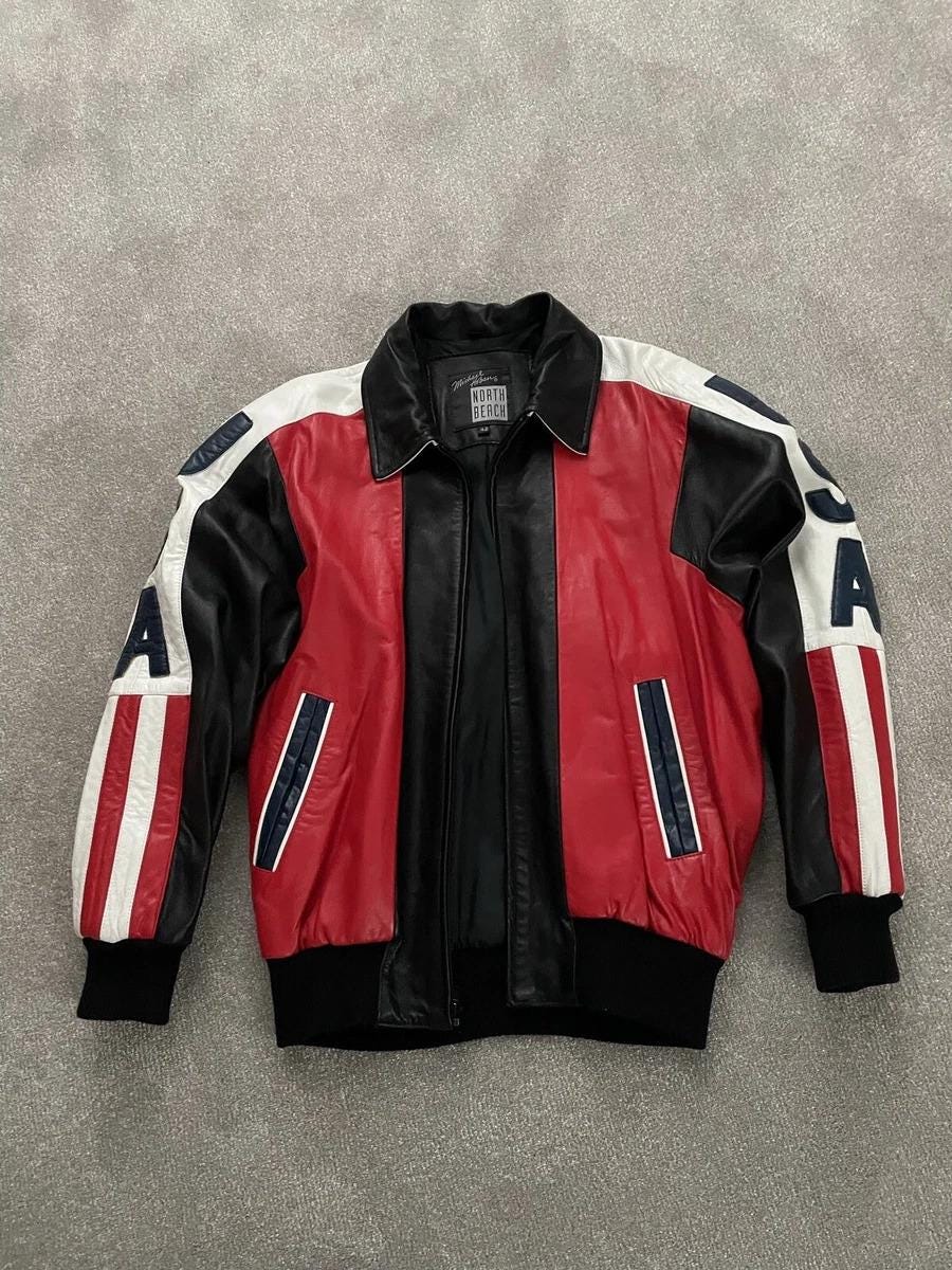 80’s USA製AMERICAN JAC ランチジャケット 新品同様/80's/USA製/CAPRICORN/ナイロン/コーチジャケット【M