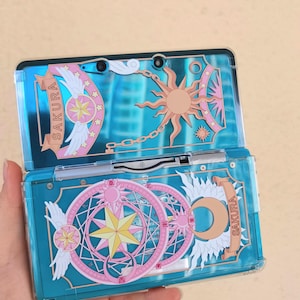 DIY Cardcaptor Sakura 3ds nds case full model series, cartoon anime handmade protective case, 3ds 2ds nds replacement shells for new gifts