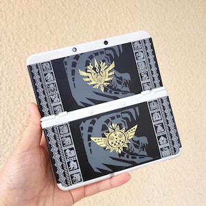 Custodia sostitutiva fai da te per Monster Hunter New 3DS, gusci sostitutivi per New 3DS, serie completa di modelli 3DS 2DS NDS, custodia protettiva con animali dei cartoni animati