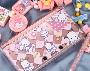 DIY Pacha dog 3ds nds case full model series, cartoon anime handmade protective case, 3ds 2ds nds replacement shells for the new gifts