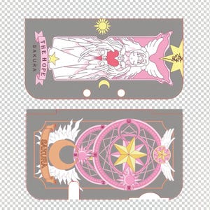 DIY Cardcaptor Sakura 3ds nds case full model series, cartoon anime handmade protective case, 3ds 2ds nds replacement shells for new gifts