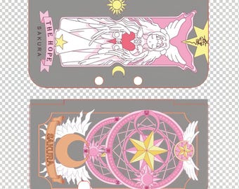 DIY Cardcaptor Sakura 3ds nds case full model series, cartoon anime handmade protective case, 3ds 2ds nds replacement shells for new gifts