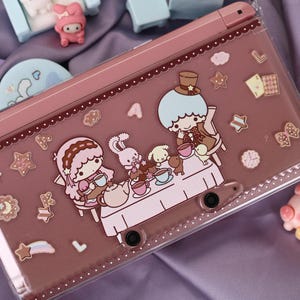 DIY Twin Stars 3ds nds case full model series, cartoon anime handmade protective case, 3ds 2ds nds replacement shells for the new gifts