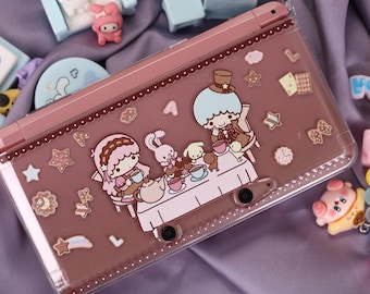 DIY Twin Stars 3ds nds case full model series, cartoon anime handmade protective case, 3ds 2ds nds replacement shells for the new gifts