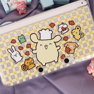 DIY pudding dog 3ds nds case full model series, cartoon anime handmade protective case, 3ds 2ds nds replacement shells for the new gifts