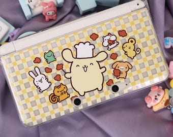 DIY pudding dog 3ds nds case full model series, cartoon anime handmade protective case, 3ds 2ds nds replacement shells for the new gifts