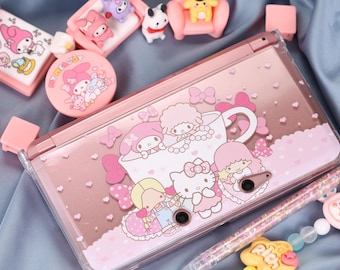 DIY Melody 3ds nds case full model series, cartoon anime handmade protective case, 3ds 2ds nds replacement shells for the new gifts