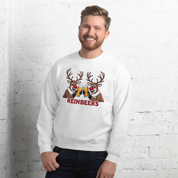 Funny Reindeer Christmas Jumper 