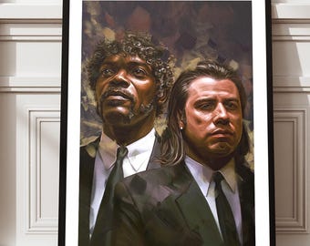 ビンテージ パルプ フィクション 映画ポスター ジョン トラボルタ