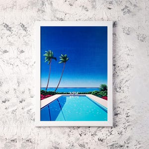 Hiroshi Nagai - Watermelon Pool Modern Framed Art Print or Rolled Canvas Poster