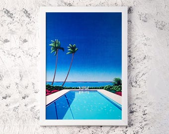 Hiroshi Nagai Poolside by Desert Print, Hiroshi Nagai Desert
