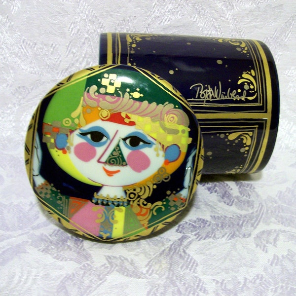 Vintage Rosenthal Bjorn Wiinblad Canister Studio Line 1001 Nights Bavarian Porcelain