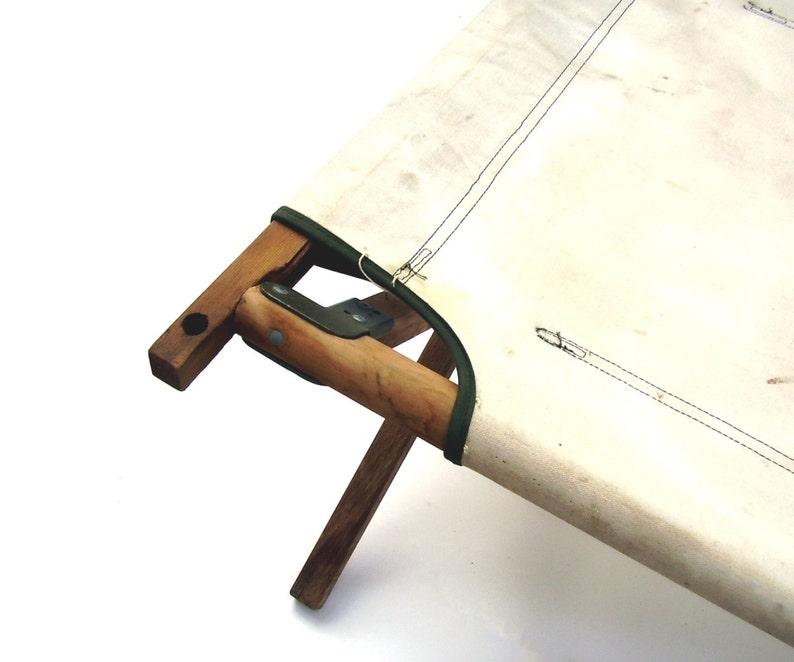 RESERVED 4 S Vintage Army Cot 1960s Military Cots Beige Canvas Etsy