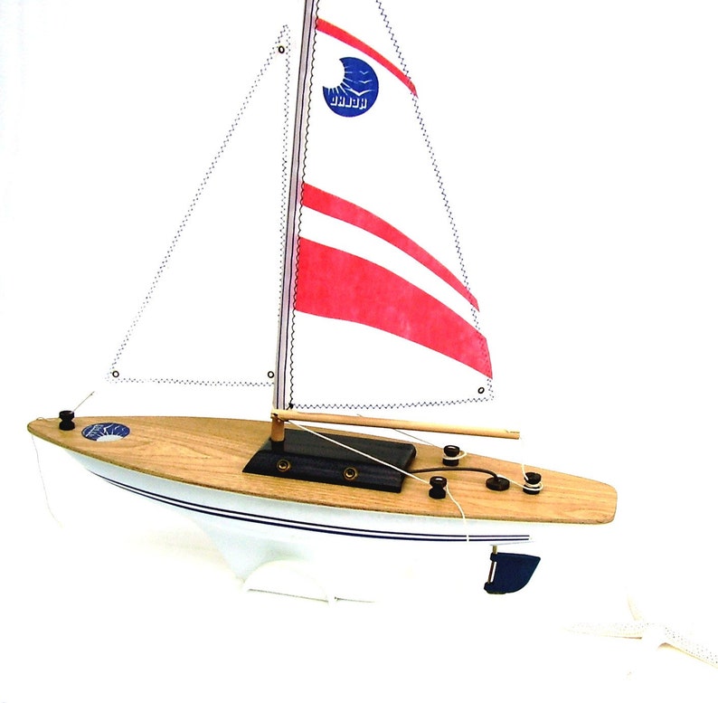 Vintage Pond Boat Voiliers Helko French Nautical Toy Etsy