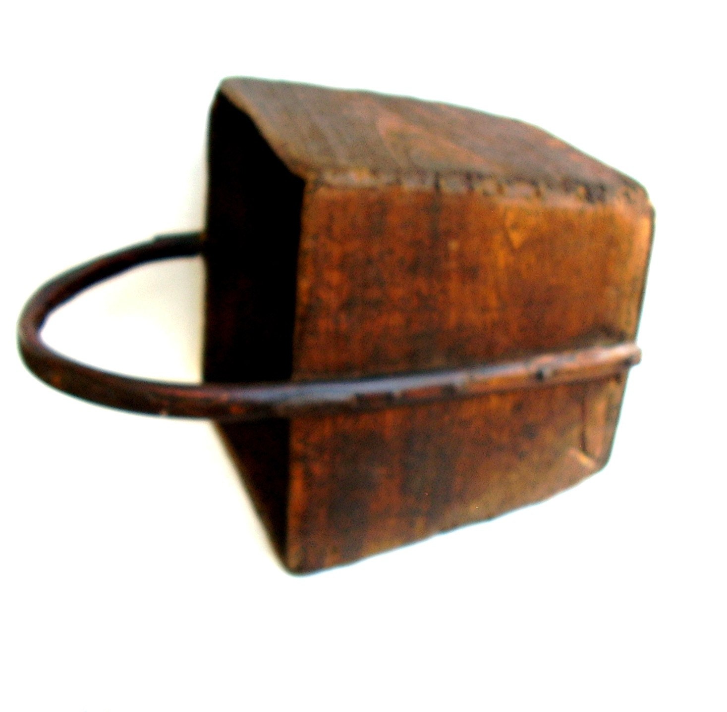 Vintage Wood Box Crate Grain Tote Antique Grain Bin Rustic Etsy