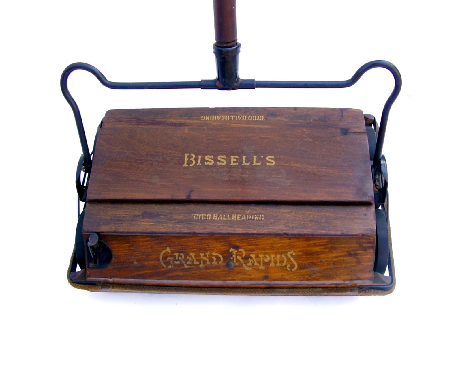 Antique Bissell Rug & Floor Sweeper Wood Handle 1800s Works Etsy