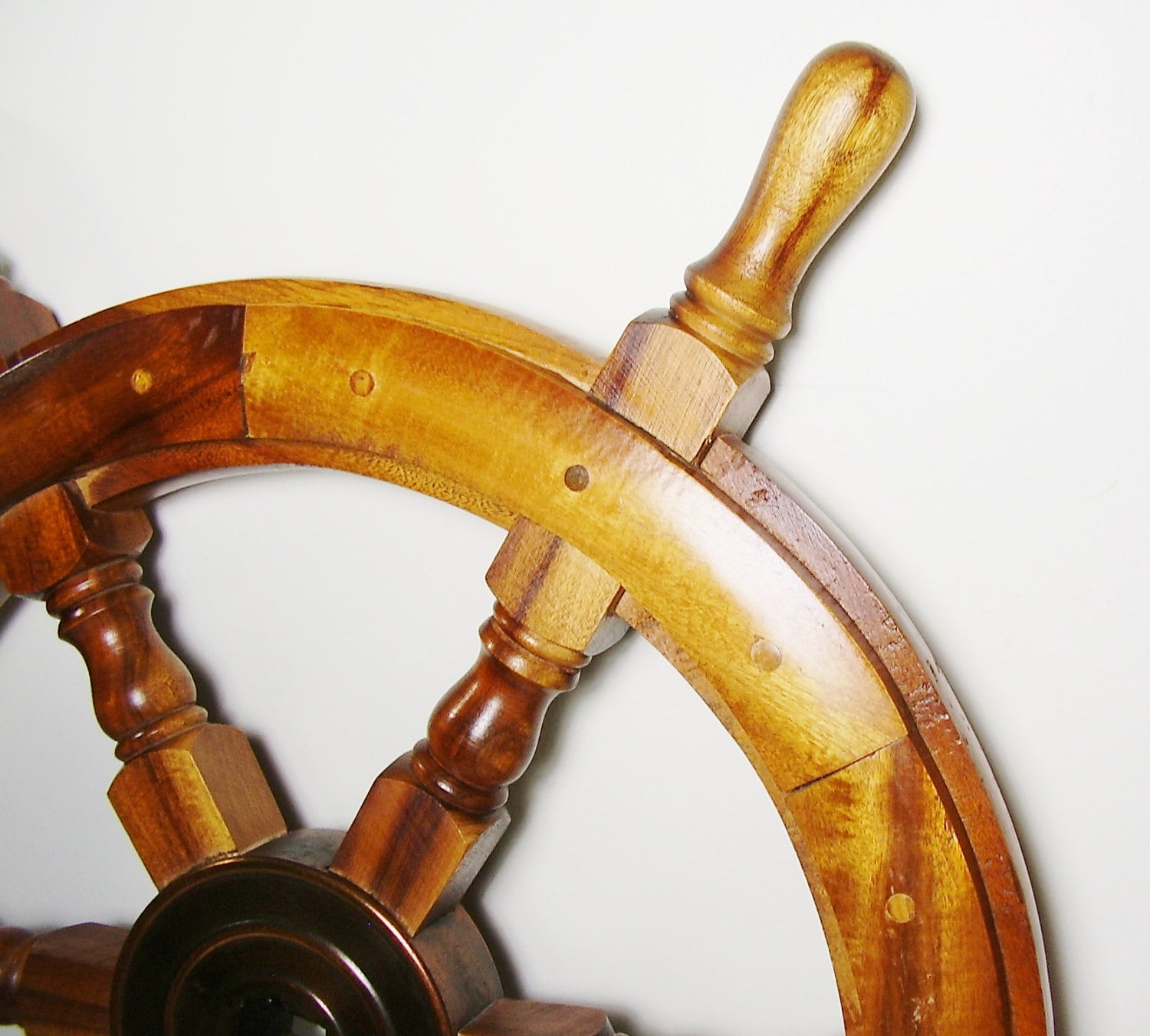 Vintage Ships Wheel Authentic Wooden Boat Steering Wheel Etsy