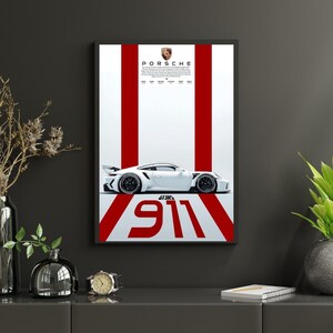 Porsche  911—porsche wall art, Porsche 911 GT3 RS Poster,porsche poster