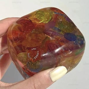 Golden Citrus Stress Ball-Press the Button Edition